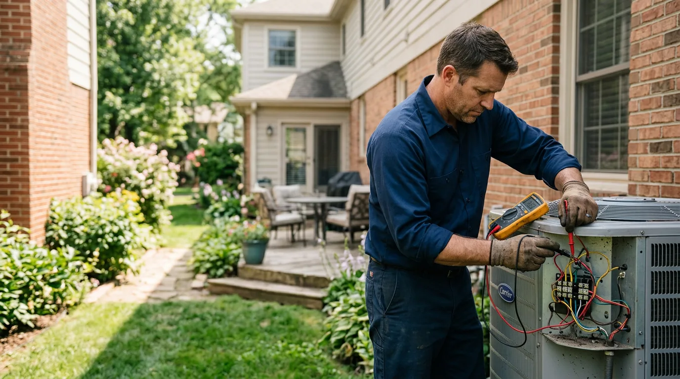 HVAC technician working near Haines City, FL